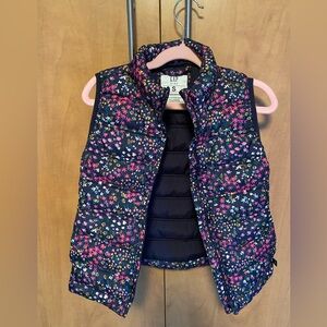 Gap Kids floral puffer vest